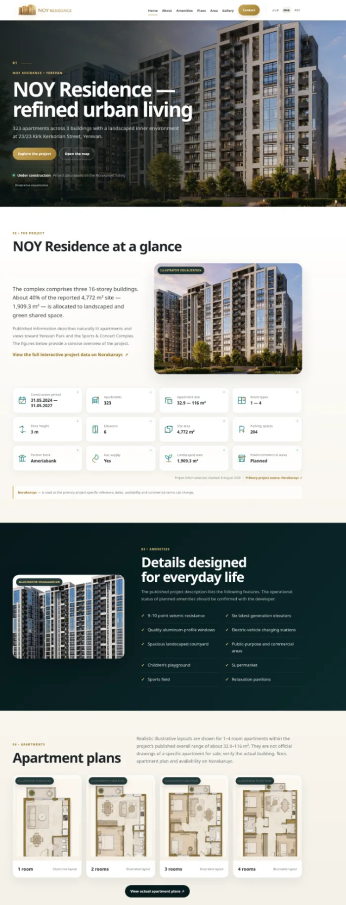 NOY Residence tweede screenshot uit het project